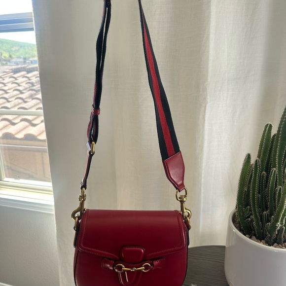 Gucci Leather Lady Web Crossbody Bag - Picture 12 of 13